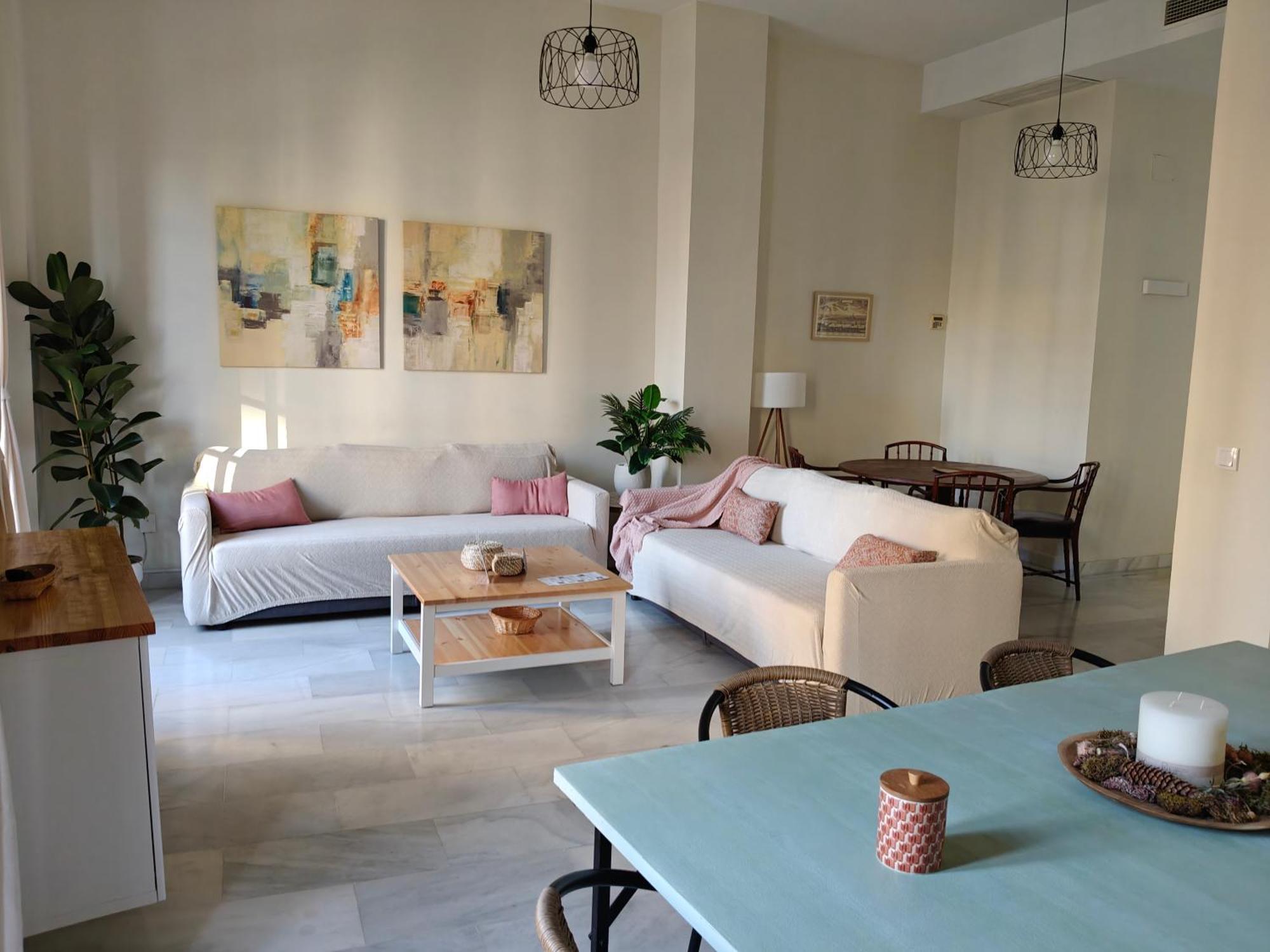 Charming Bright Apartment With Balconies On Cuesta Del Rosario Sevilla Eksteriør billede