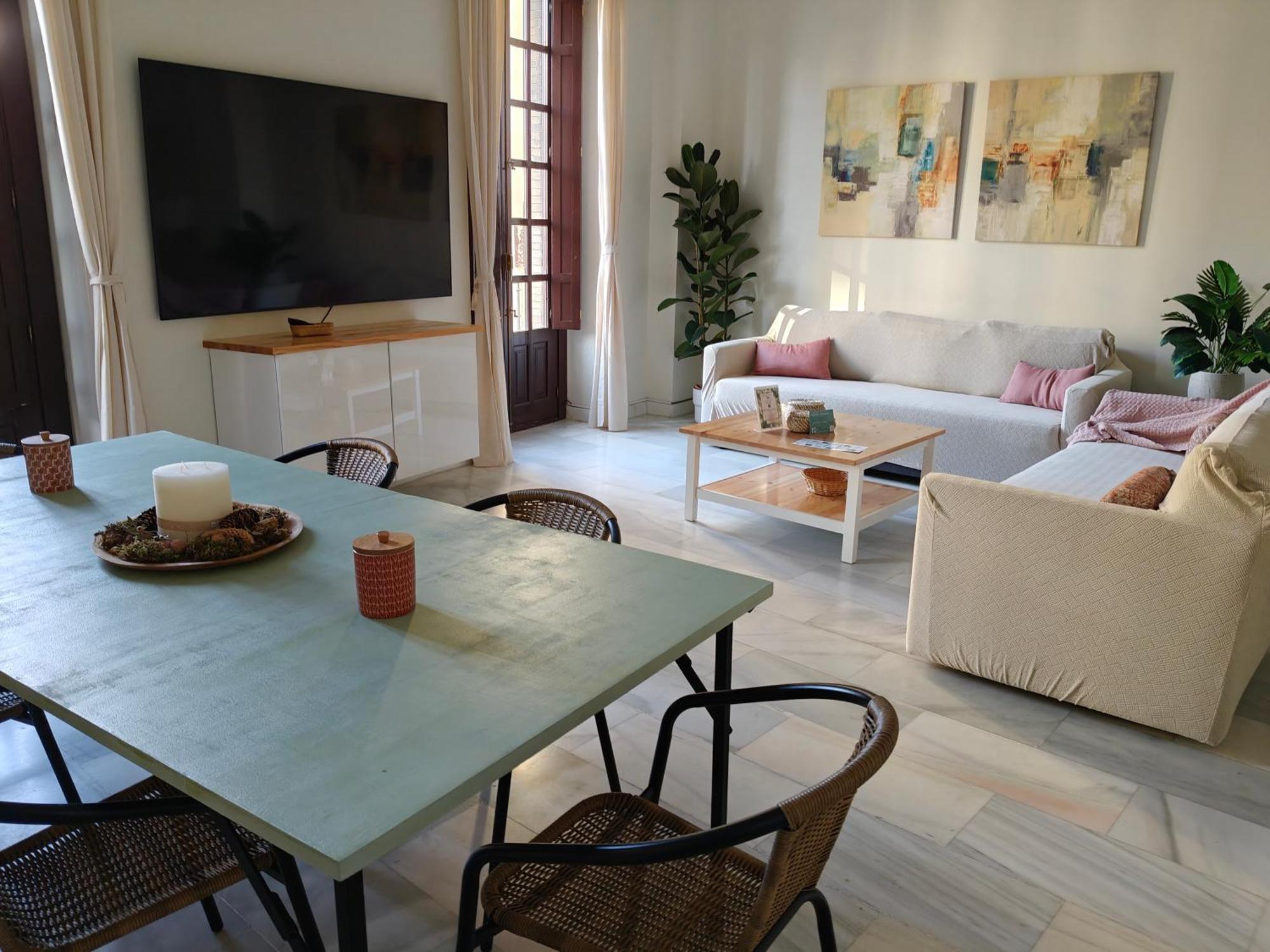 Charming Bright Apartment With Balconies On Cuesta Del Rosario Sevilla Eksteriør billede