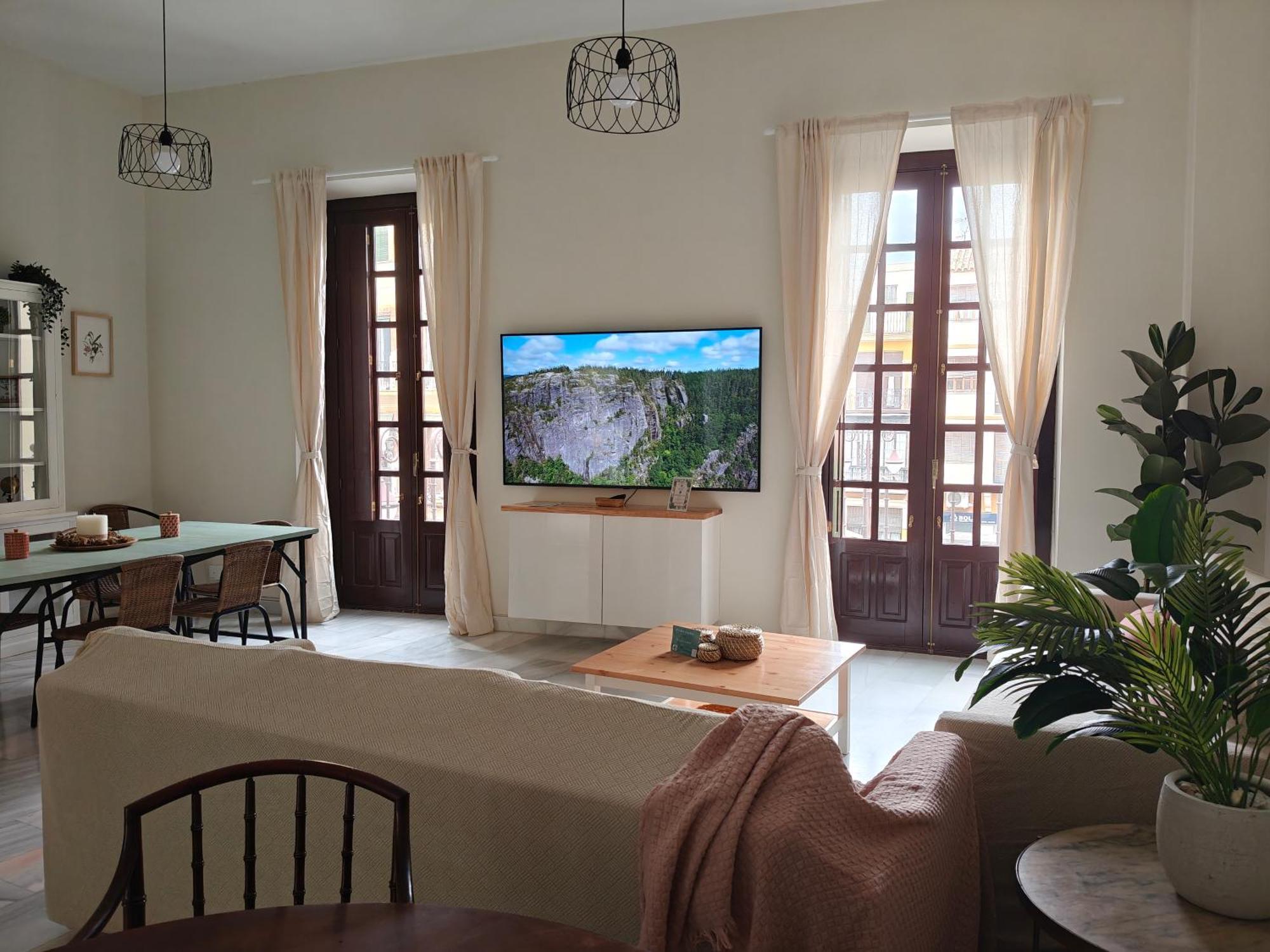 Charming Bright Apartment With Balconies On Cuesta Del Rosario Sevilla Eksteriør billede