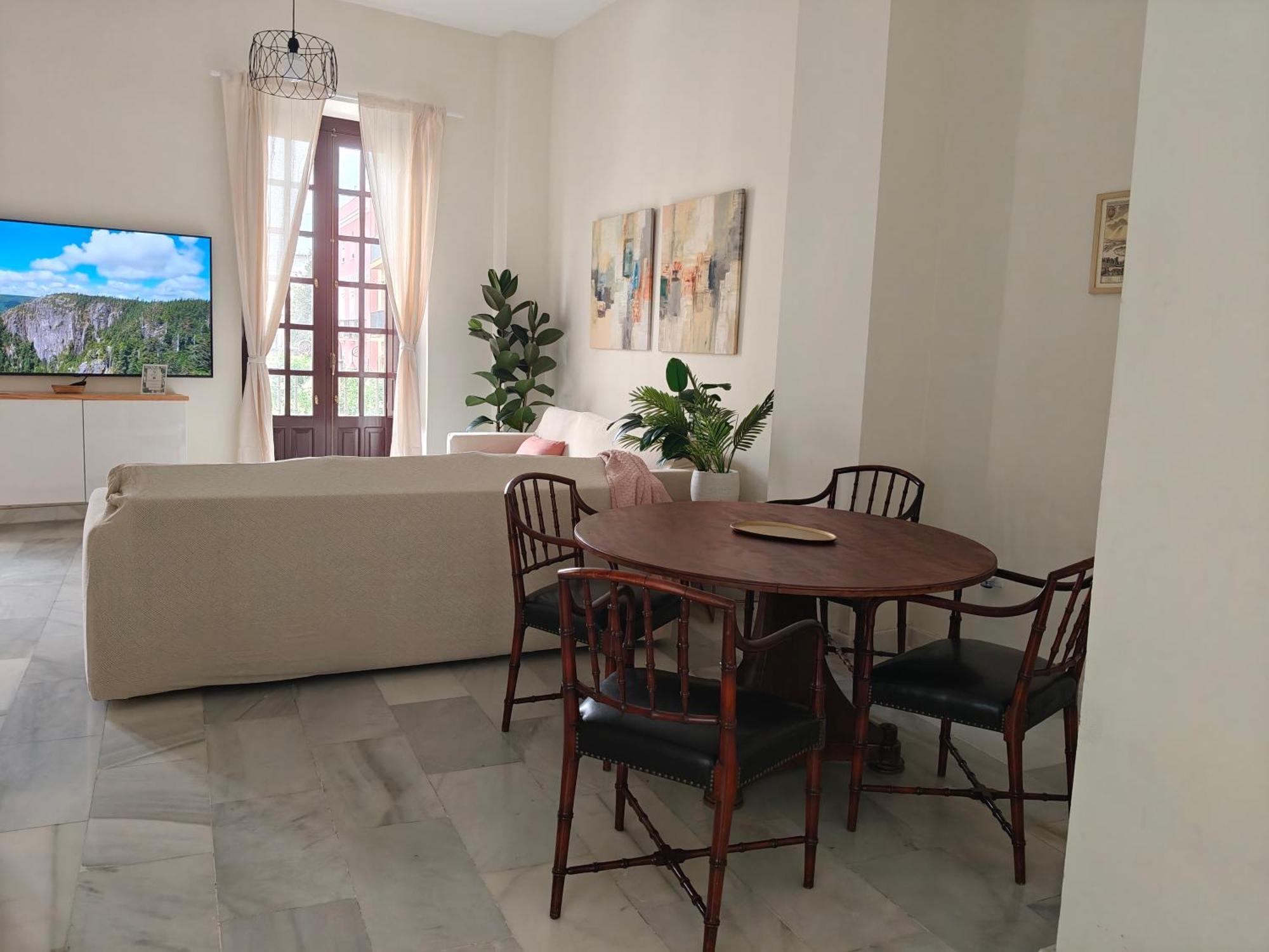 Charming Bright Apartment With Balconies On Cuesta Del Rosario Sevilla Eksteriør billede
